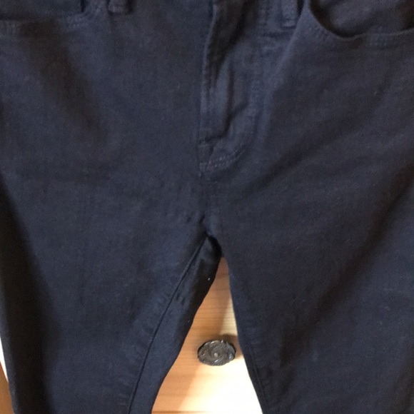 Frame Le Skinny Jeanne Raw Stagger Film Noir Size 24 - Picture 5 of 9